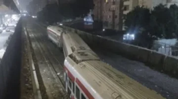 عودة خط الصعيد.. بعد وقف الحركة حادث القطار بشتيل